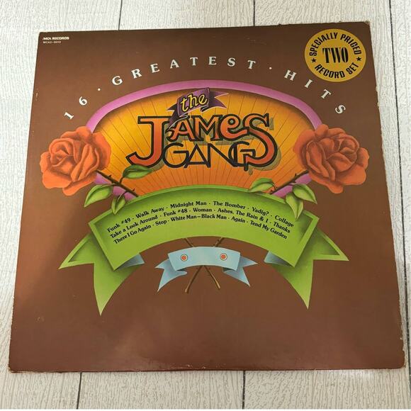 The James Gang 16 Greatest Hits Two Record Set - Picture 1 of 9